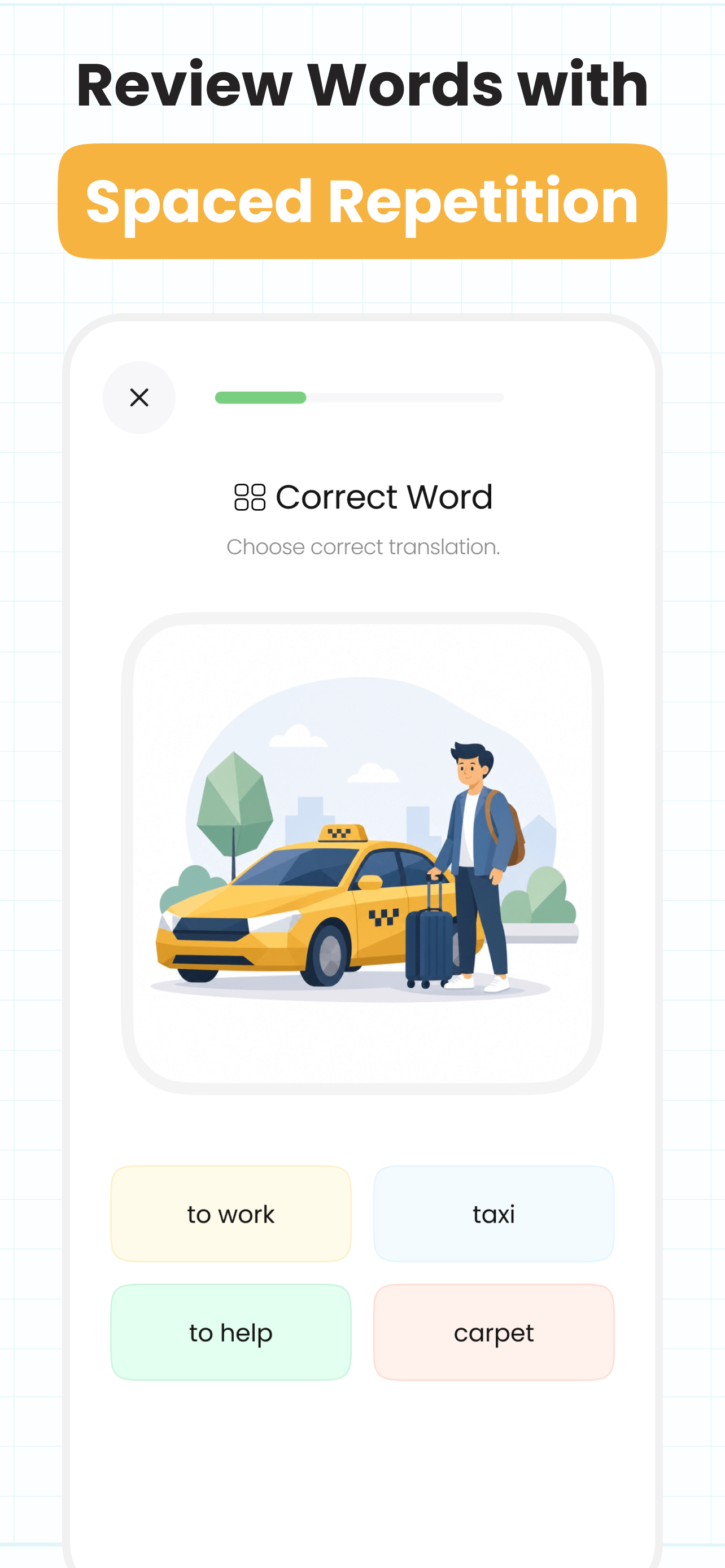 Translation choice exercise